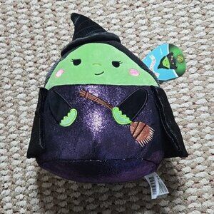 Original Squishmallows Elphaba Wicked Plush Stuffed Jazwares Green Witch 10 in.